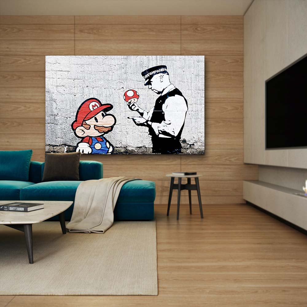 Banksy Mario