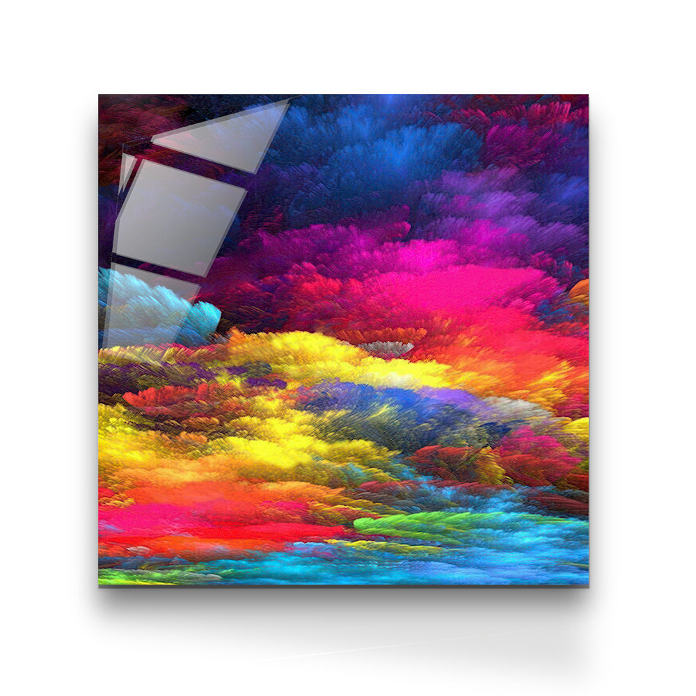 Rainbow explosion (square)