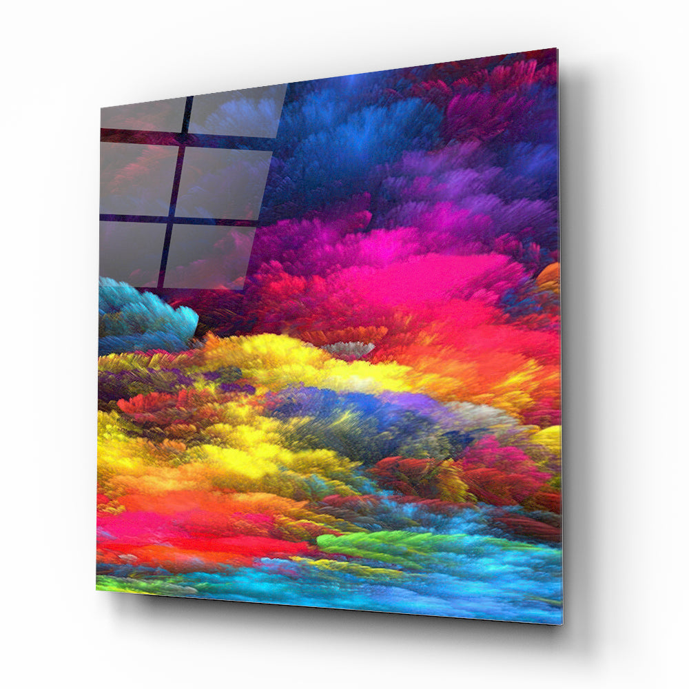 Rainbow explosion (square)