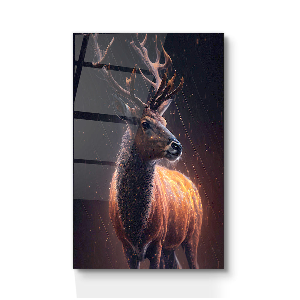 BUCK IN THE RAIN