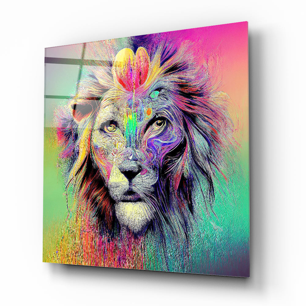 Colourful Lion