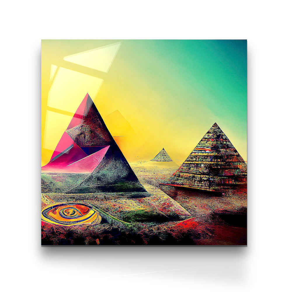 Colourful Pyramids