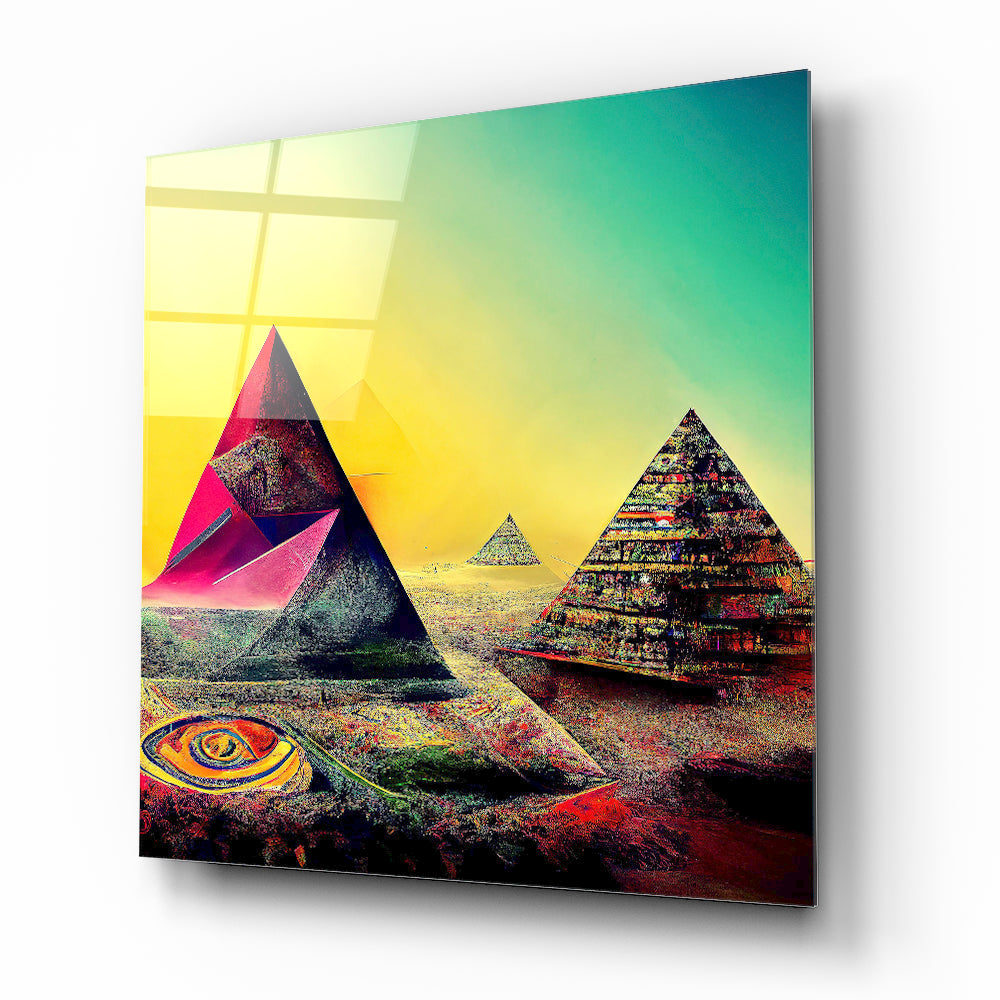 Colourful Pyramids