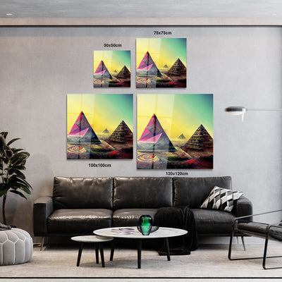 Colourful Pyramids