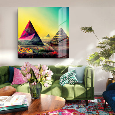 Colourful Pyramids